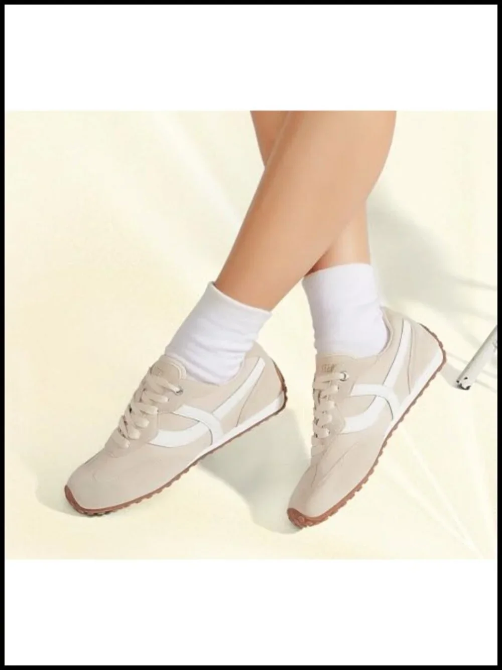 Women's Retro Fashion Sneakers - PU Leather & Suede - Non Slip Cushion Walking